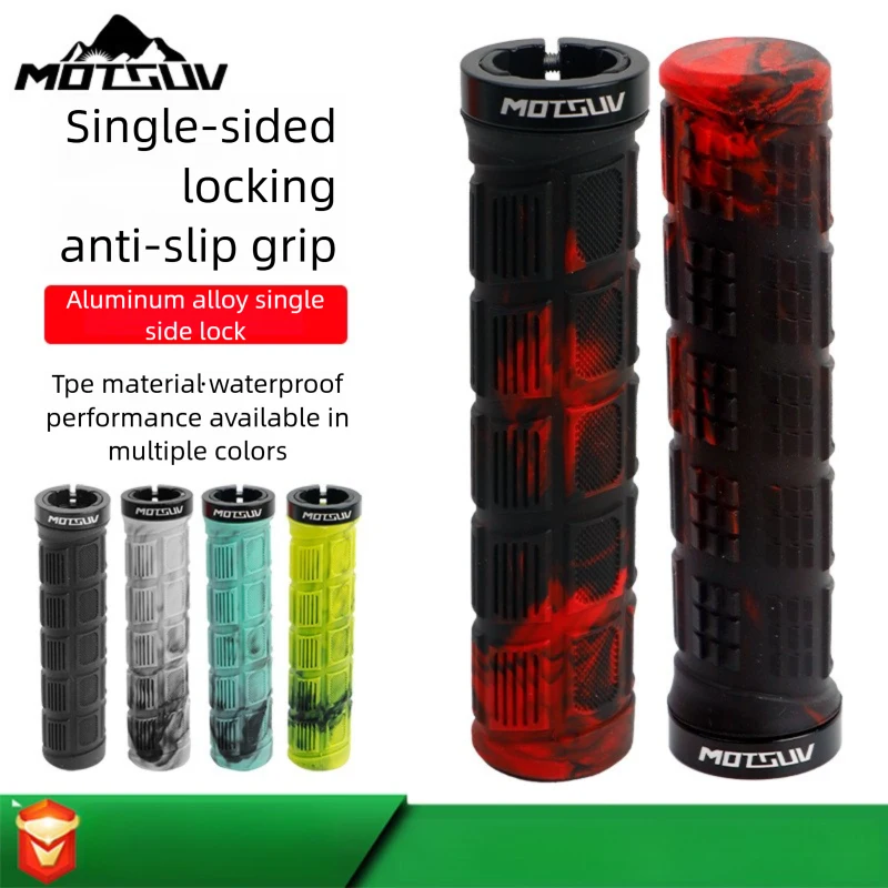 Dual Color Lock-On Anti-Slip Ergonomic Bike Handlebar Grips