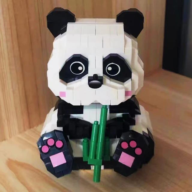 Ideas Series Panda Mini Micro Building Blocks Cartoon Animal Giant Panda  Diamond Bricks Model Toys For Boy Birthday Gifts Moc - Blocks - AliExpress