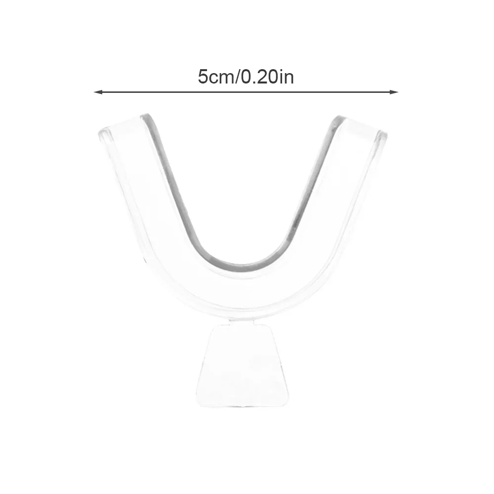 

Sdotter New 2/4pcs Silicone Orthodontic Braces Dental Teeth Whiten Braces Bleaching Molding Trays Custom Moldable Thermoform Tee