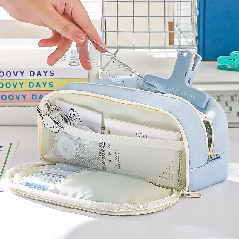 Pencil Bag Stylish and Practical with Large Capacity and Multiple Sections for Stationery Storage Back To School
