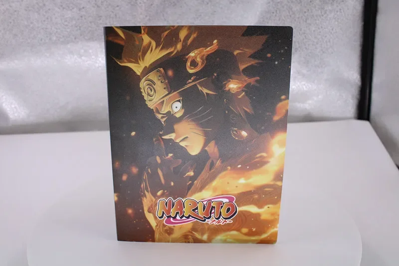Naruto Anime Game Collection Card Book 240Pcs Anime Peripheral Card Storage Bag Album Xmas Gifts High-Capacity Boy Girl Toys