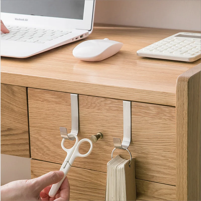 Description Picture 6 of item2/5Pcs Multi-Purpose S-Hooks Kitchen Cabinet Door Back Hook Hanging Rack Clothes Hat Towel Hanger Storage Hook Home Accessories