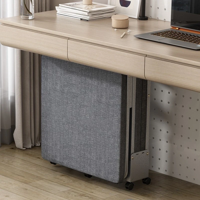 Letto Pieghevole Singolo per Ufficio, Letto da Campeggio per Pausa Pranzo, con Piano Rigido, Pieghevole in Tre Parti - immagine 3