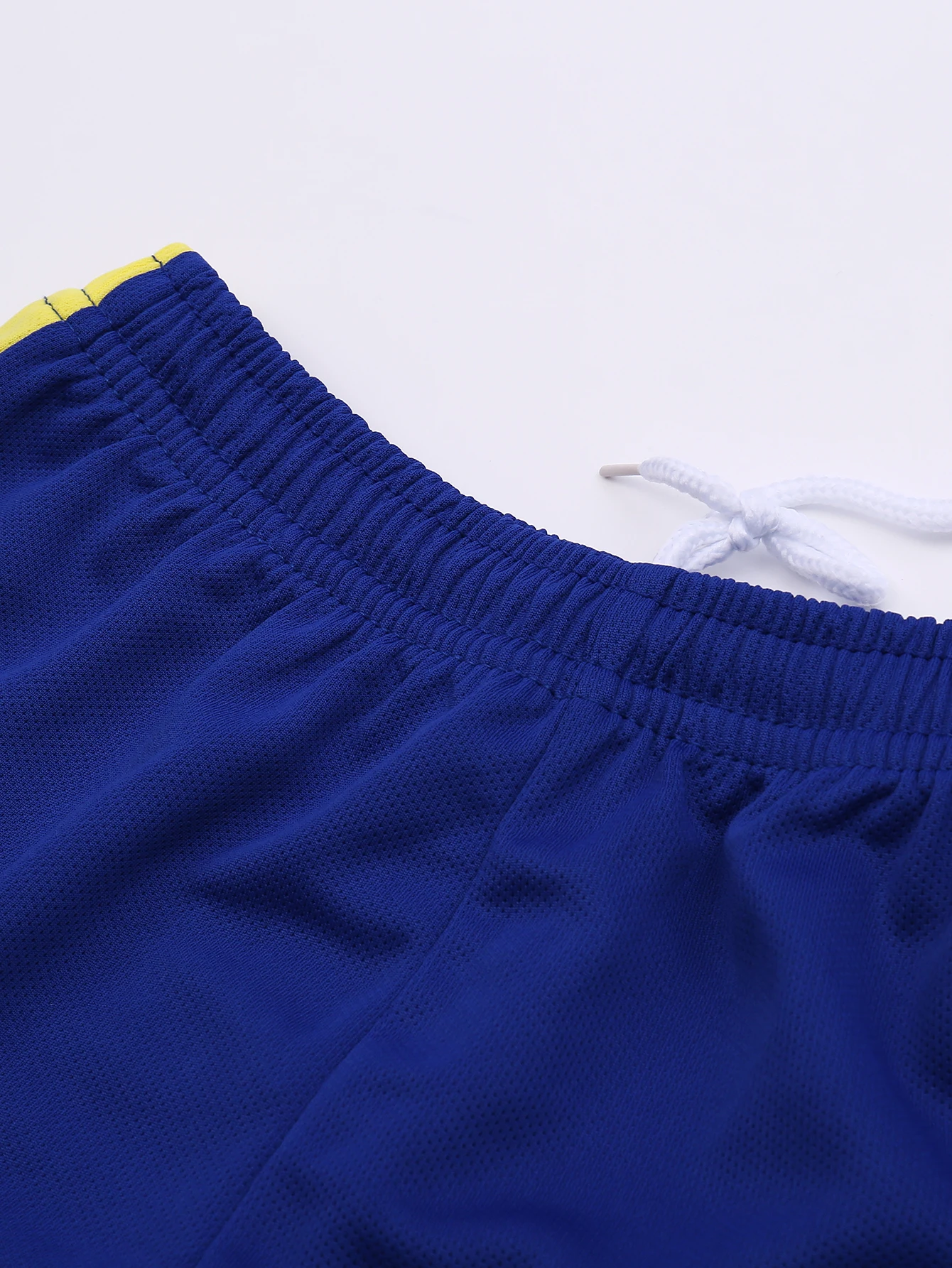 Colorful Summer Soccer Jersey Set for Kids - Yingruida Blue Brazil Away Design
