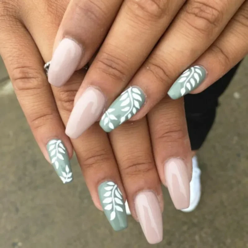 Heallor Nail Printing Plate Flower Leaf Image Template Lace Flower Cat Geometric Animal Template Nail Art Seal DIY Nail Art Temp 5