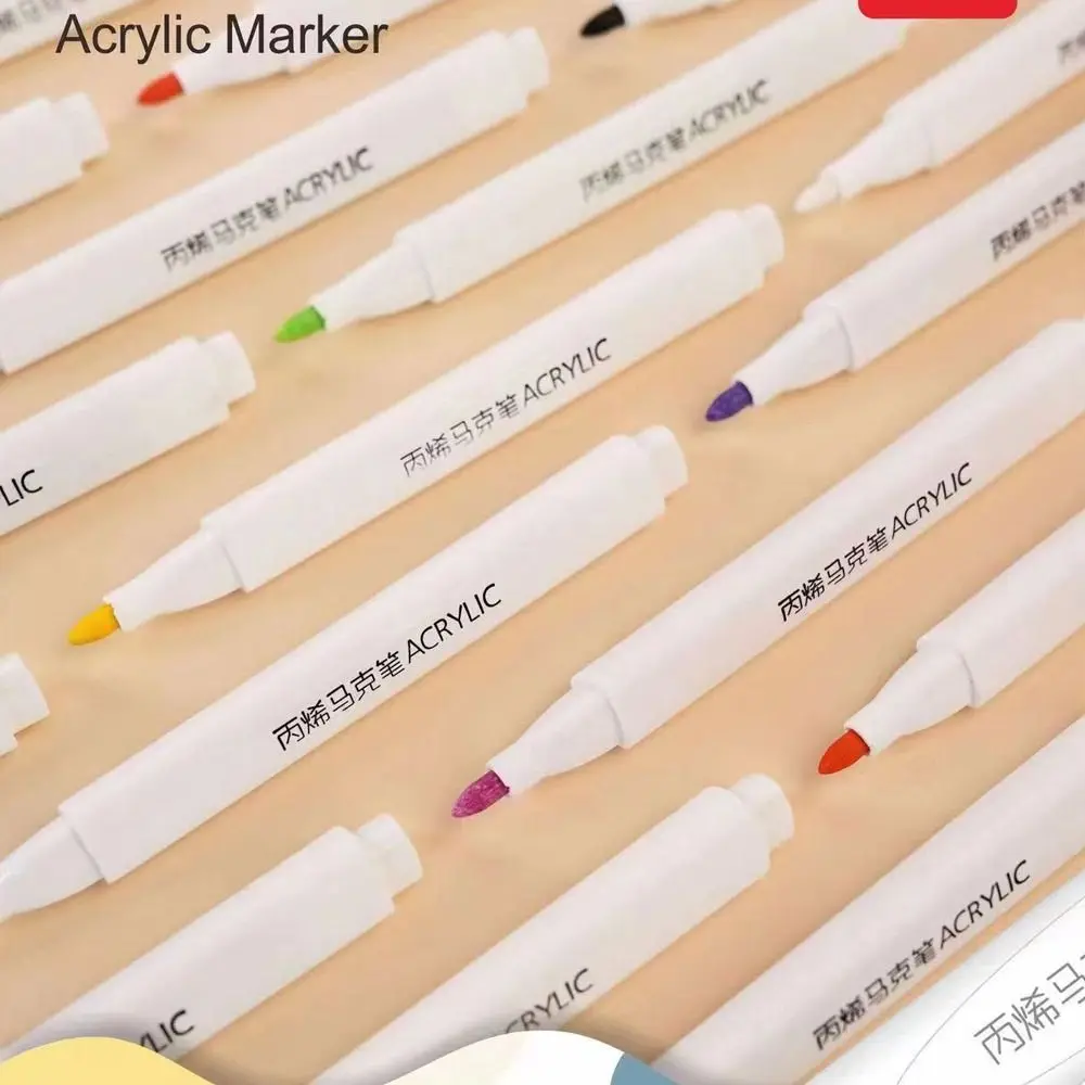 12Pcs/Set Golf Club Color Changing Pen Acrylic Ink Pen With Strong Sunscreen Waterproof Covering Power Golf Accesoires