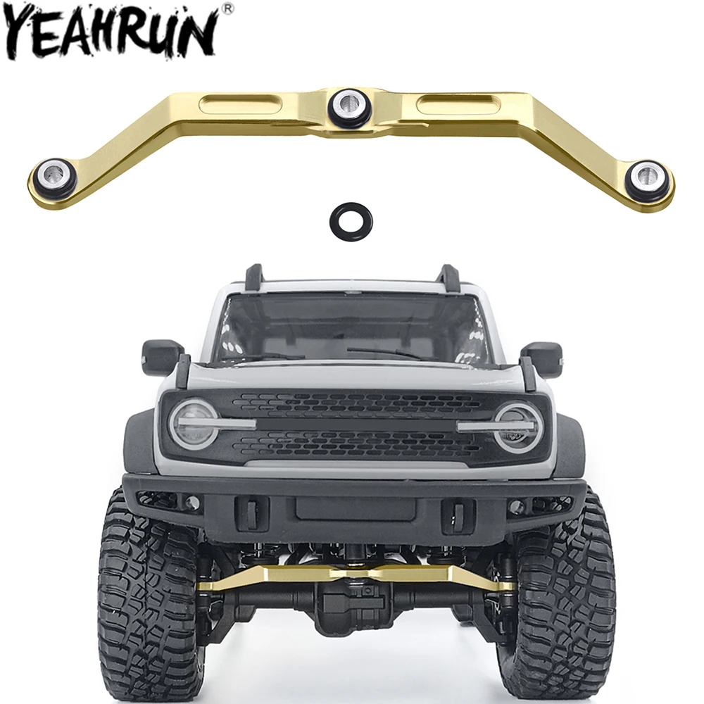 

YEAHRUN 10g Латунное рулевое соединение для 1/18 RC Гусеничный автомобиль TRX4M Бронко защитные обновленные детали