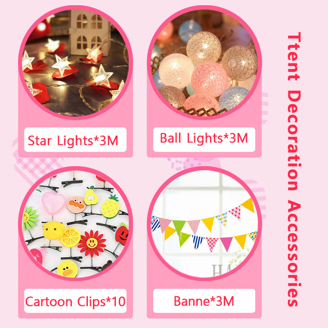 아기텐트 놀이텐트 Princess Tent Girls Large Hexagon Playhouse Kids Castle Play Tent Toy for Children Indoor and Outdoor Games