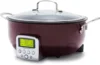 Elite Essential Smart Electric 6QT Skillet Pot,Sear Saute Stir-Fry and Cook Rice, Healthy Ceramic Nonstick and Dishwasher Safe P 1