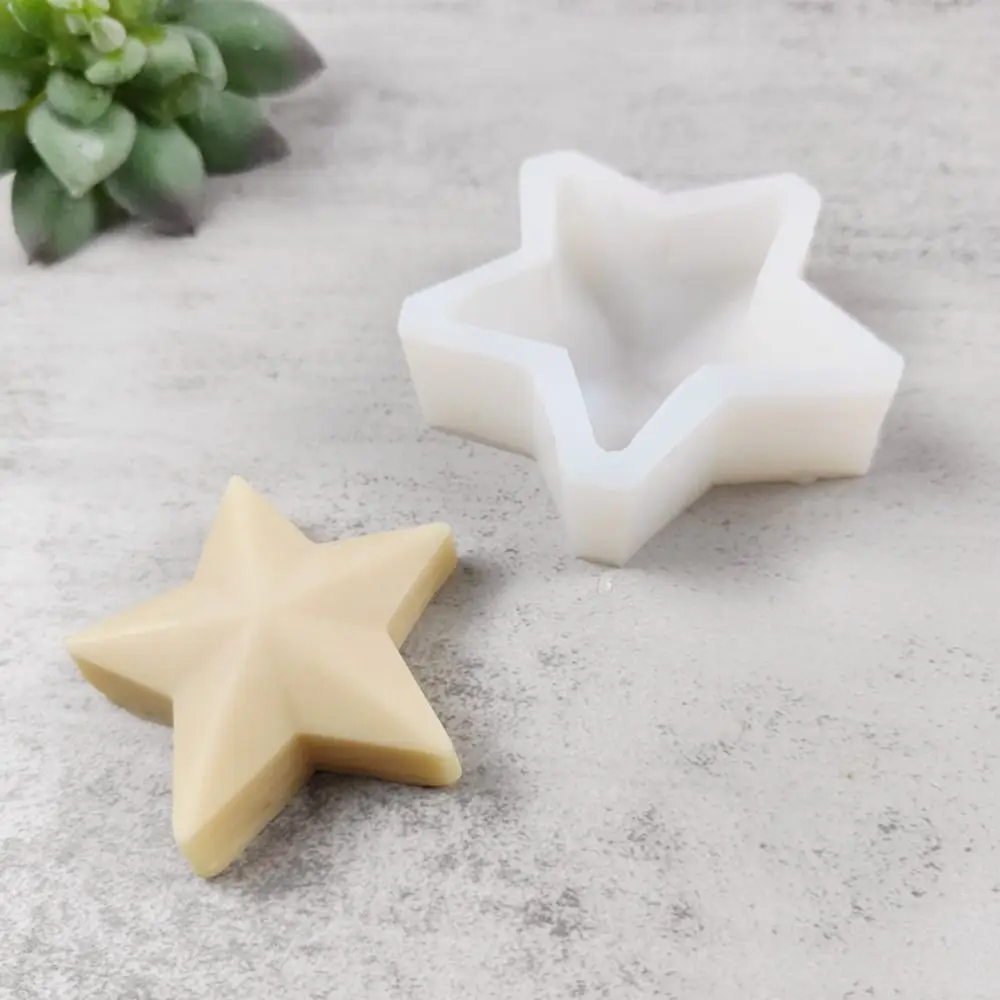 3d Five Pointed Star Candle Molds Pentagram Star Silicone Moulds Diy Cake Baking Mousse Silicone Mold Home Decoration silicone mold,cake mold,silicone candle mold,aromatherapy candle mold,silicone candle molds,candle mold,beeswax mold