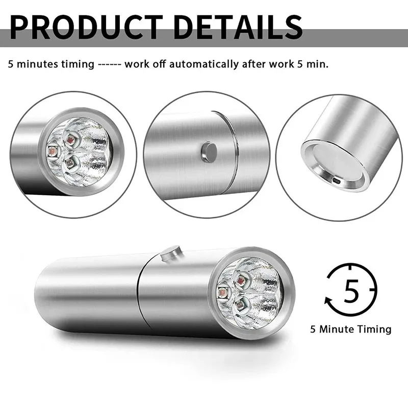 Red Light Therapy Device Cold Sore Canker Sore Treatment Infrared Light Therapy Wand for Mouth Nose Ear Knee Feet Hands Ankle