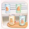 Portable Canned Wet Wipes for Children Cleaning Cloths with Creative Cartoon Chain Cute Small Bell Barreled Cans 30 Sheets 5
