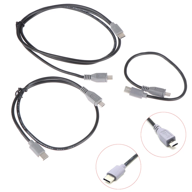 Tanio 0.25-1m Type C USB-C To Micro USB sklep