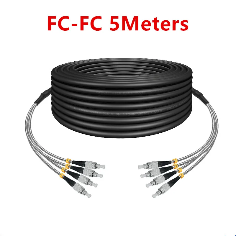 装甲ファイバーパッチコード 1M-50M 6コア OM1 MM 6C SC LC FC ST A マルチモード 6ファイバー光ジャン 5m FC to  LC単モード光ファイバーパッチコード、2.0MM LSZHイエローピグテールジャンパーケーブル、ネットワーク用1550nm波長。 -Qitian  Communication Industry ... RGFDLJN 装甲光ファイバーパッチコード 1M-50M 6コア LSZH 6C SC LC FC ST A シングルモード(5m