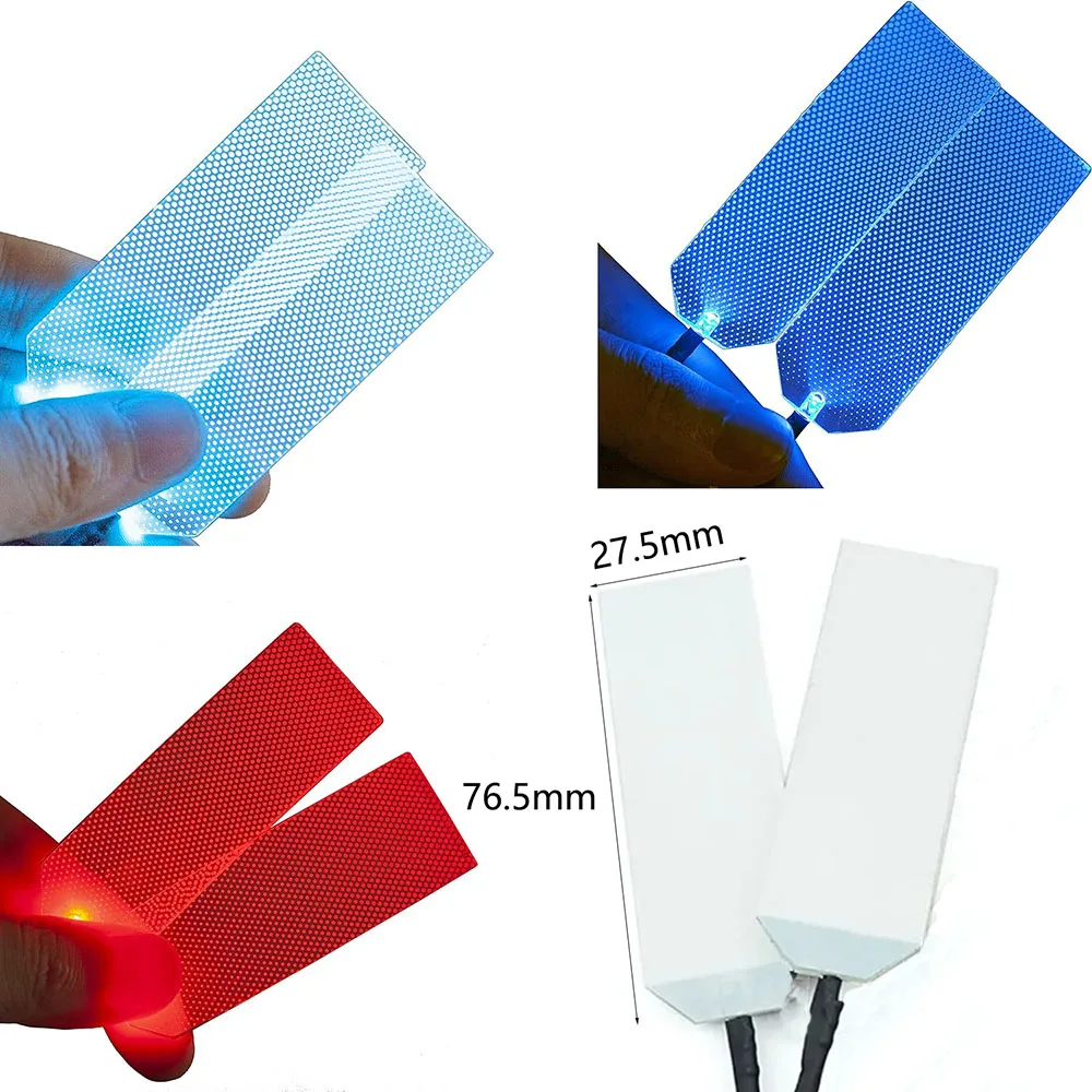 LED 모듈 유연한 구부릴 수 있는 발광 패널, DIY 코스프레 헬멧, 눈 장식, 슈퍼 히어로 마스크 액세서리, 축제 선물