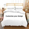 3D Printed Custom Bedding Set Microfiber Customized Duvet Cover with Pillowcases Twin Full Queen King Size Any Picture Size 3