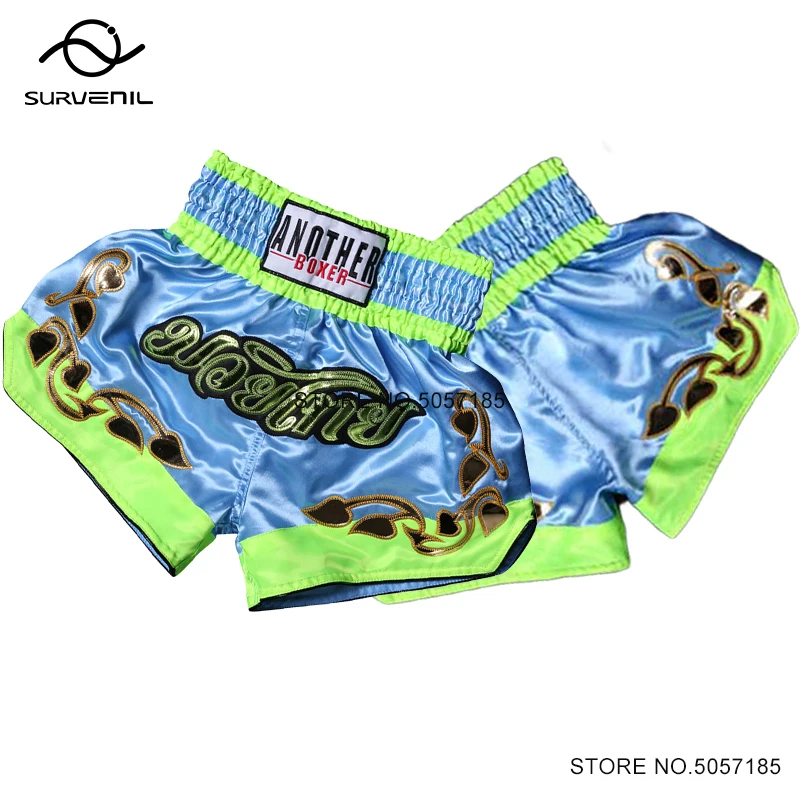 Muay Thai Shorts High Quality Boxing Shorts Men Women Kids Boy Girl Kickboxing Fight Training Pants Martial Arts Workout Clothes