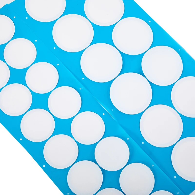 Mushroom Cultivation Filter Synthetic Filter Paper Stickers 76.2mm 59mm 0.22 &mu;m Filter Disc Applied Under for Mushroom Cultivation