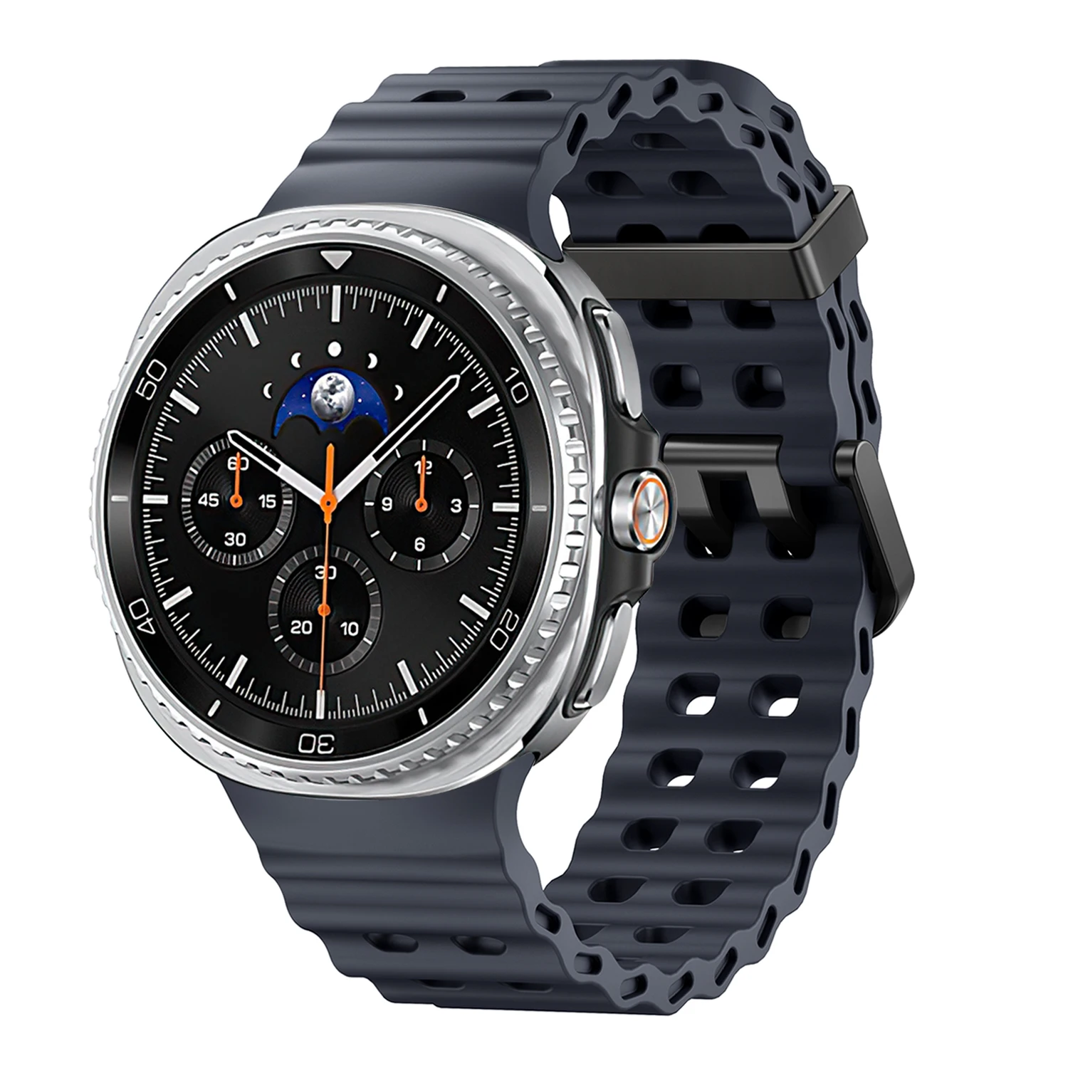 Premium Silicone Watchband for Samsung Galaxy Watch - Marine Blue
