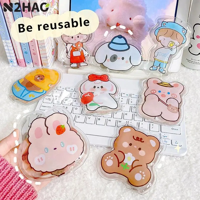 

16 Styles Mini Winter Reusable Gel Hand Warmer Cute Cartoon Instant Self Heating Warmer Rapid Heating Portable Hot Water Bags