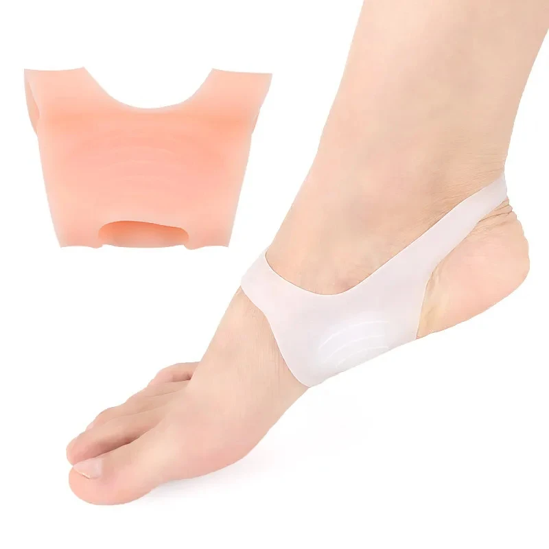

2pieces=1pair No Slip Shoes Insoles Plantar Fasciitis Silicone Gel Orthosis Foot Care Protector Tools O-Type Corrector Pads