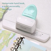 Loose Leaf Hole Punch Daily Planner Adjustable 3 Hole Paper Puncher for A5 A6 A7 Size 8 Sheet Capacity Notebooks Scrapbooking 4