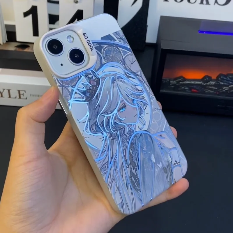 Hydro Archon Goddess Phone Case - Genshin Impact Inspired Design