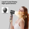 Digital Display Constant Temperature Hair Care Multi-speed Temperature Adjustment High Power Negative Ion High Speed Hair Dryer 3
