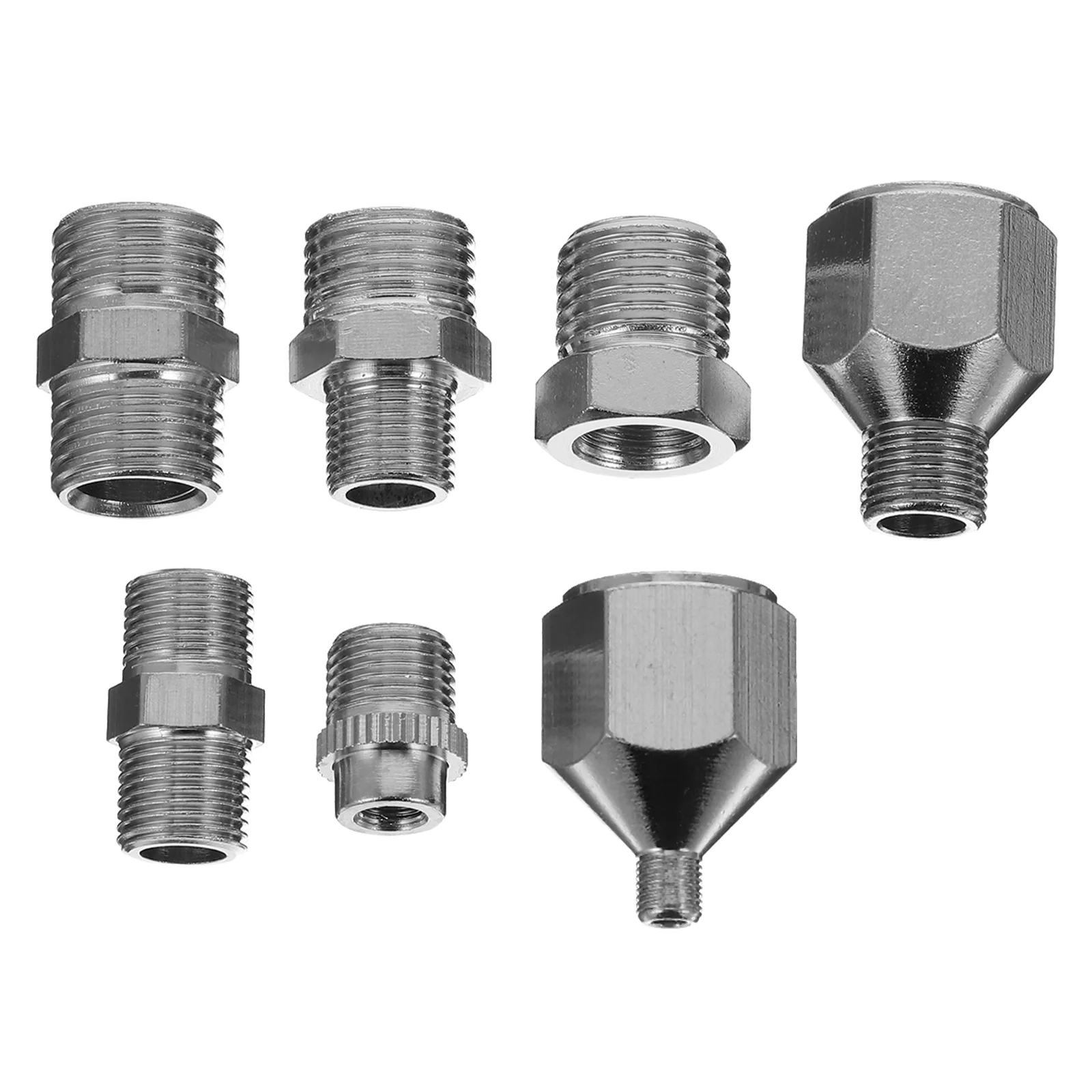 Airbrush Adapter Coupler Air Fitting Quick Connect Set Disconnect Fittings Accessories Conversion Airbrushing Compressor 1 set 7 pcs airbrush fitting quick release adapter for airbrush air compressor