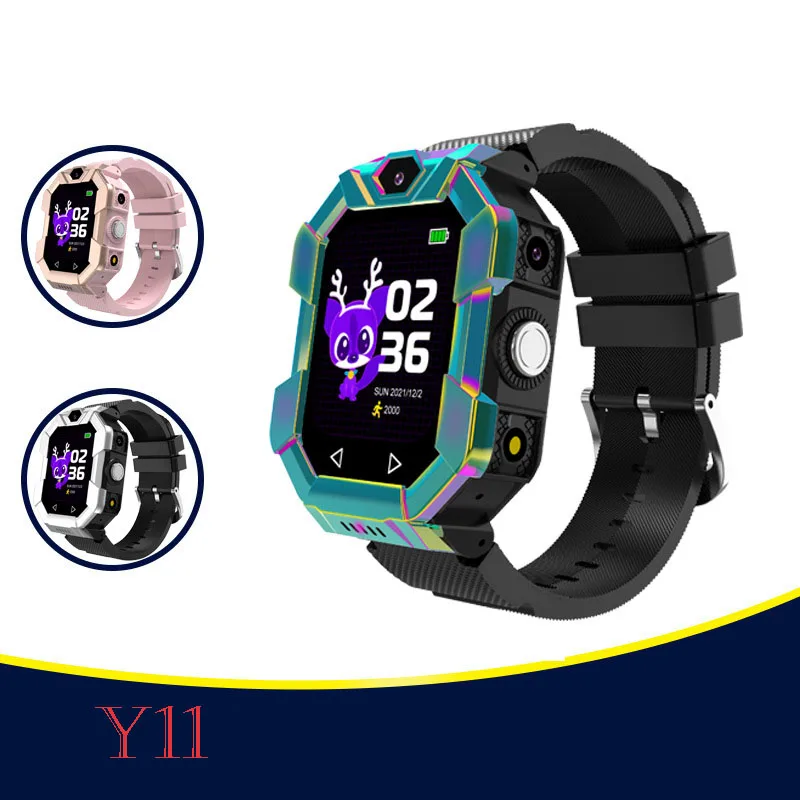 

Y11 children smart watches games students watch hd touch screen phone watches