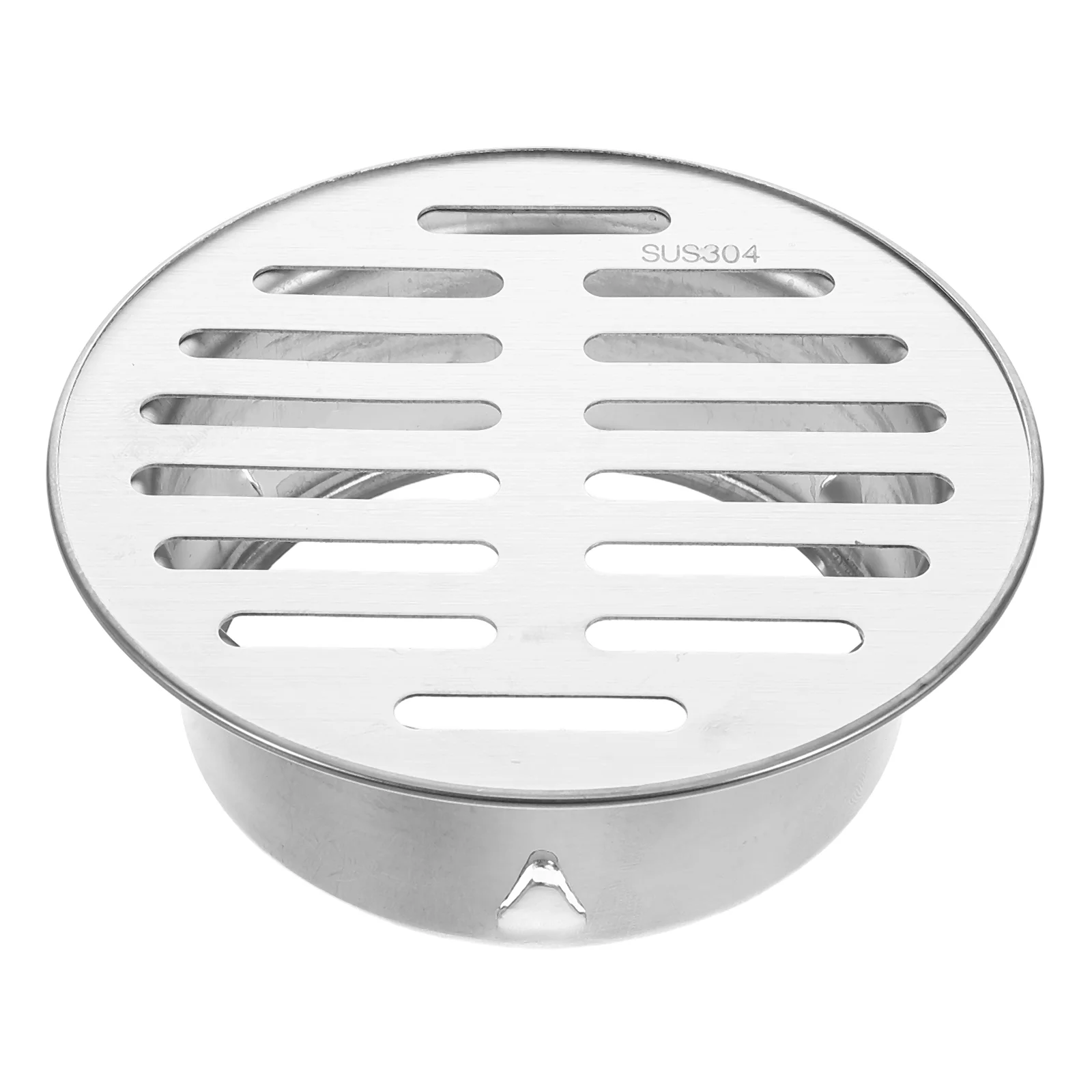 Stainless Steel Floor Drain Thickened Round Rooftop Outdoor Large Capacity Shower Filter Sewer Drain High Garden Pipeline L