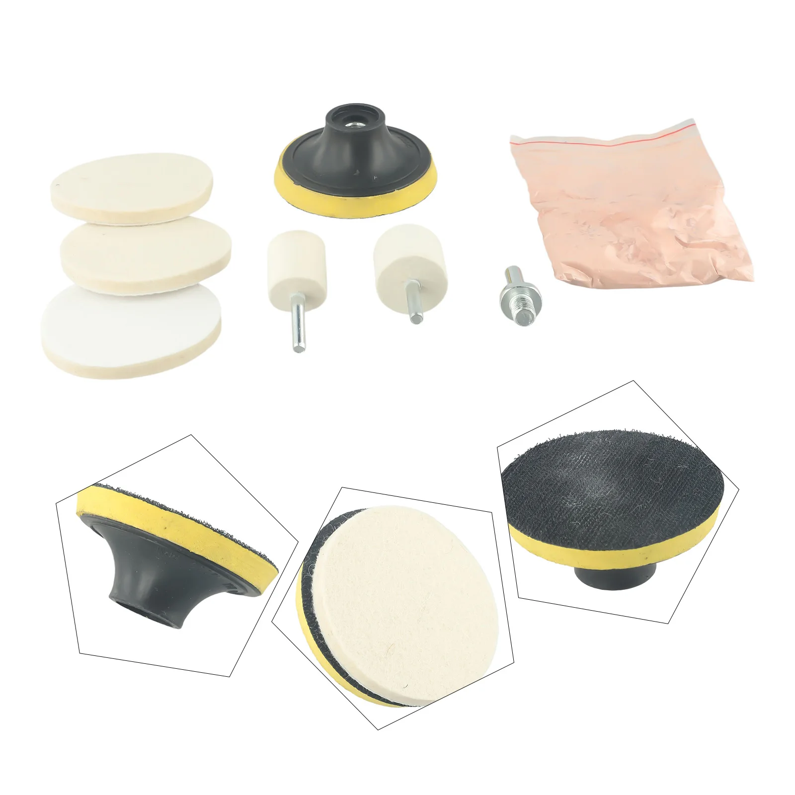 Cerium Oxide Glass Polishing 8Pcs 50g for Car Deep Remove Windscreen Glass Cleaning Scratch Removal Remover Felt glass scratch remover,car glass polishing kit