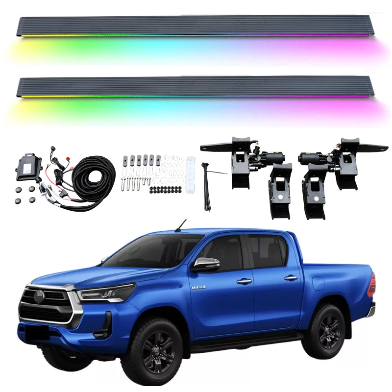 

Автоматическая электрическая боковая подножка, подножка для Hilux Revo Crew Cab 2015 + Hilux Vigo 2012