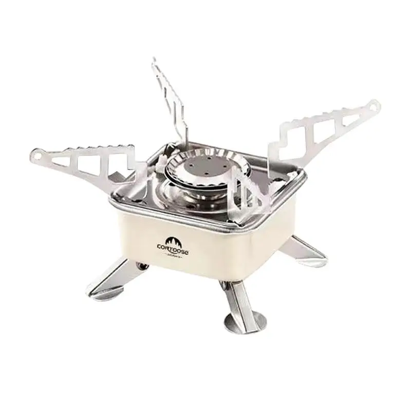 

3500W Portable Camping Stove Foldable Four-Way Cassette Stove Compact Camping Boil Water Gas Stove Outdoor Picnic Cooking Tool