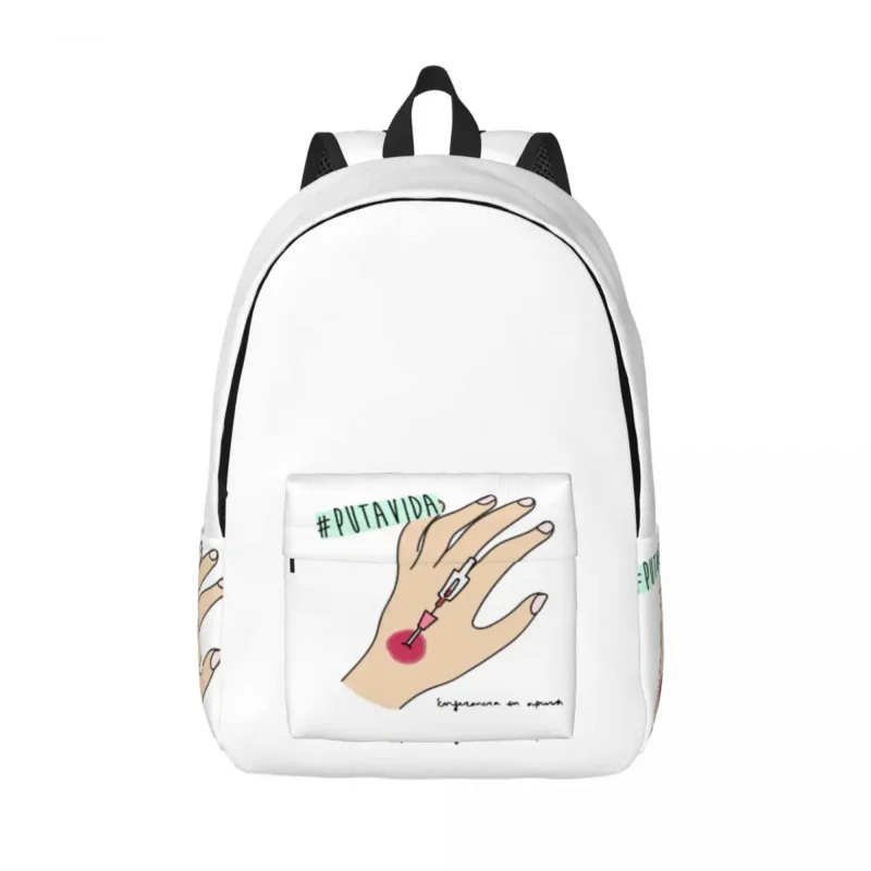 

PUTAVIDA Backpack for Boy Girl Kids Student School Bookbag Enfermera En Apuros Doctor Nurse Medical Daypack Kindergarten Bag