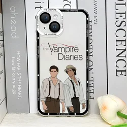 Vampire Diaries Damon Clear Soft Phone Case - Hot TV Show Inspired Cover - iPhone 11 Pro Max (S - H1228T7)