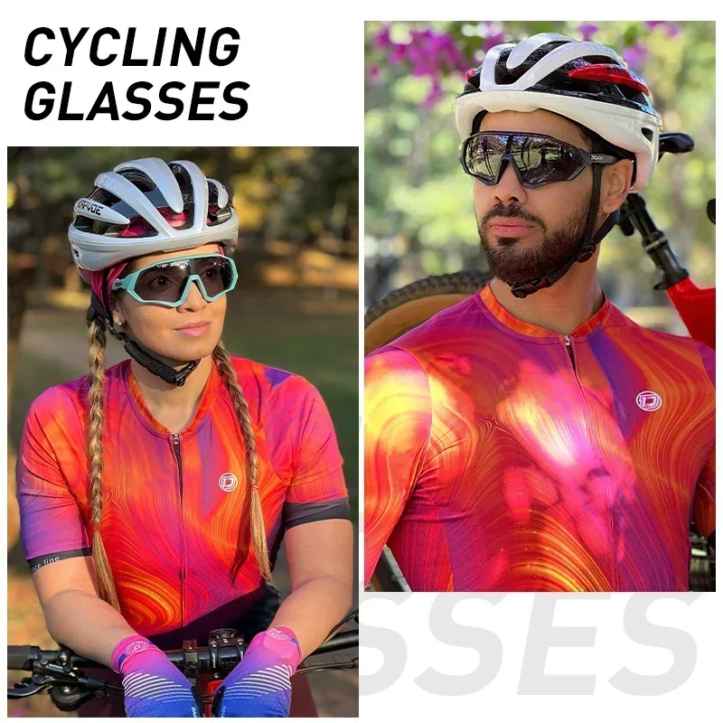 SCVCN Style Photochromic Sunglasses Sports Cycling Glasses Bicycle Eyewear Mountain Bike Cycl Goggles UV400 MTB Road for Men