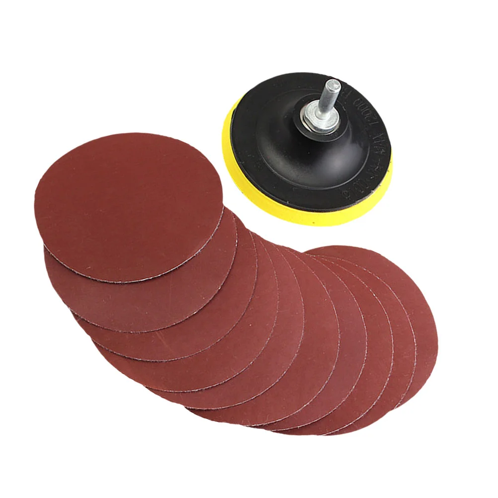 

10 PCS Grind Sand Paper Polishing Sandpapers Rotary Tool Drill Press Diamond Pads