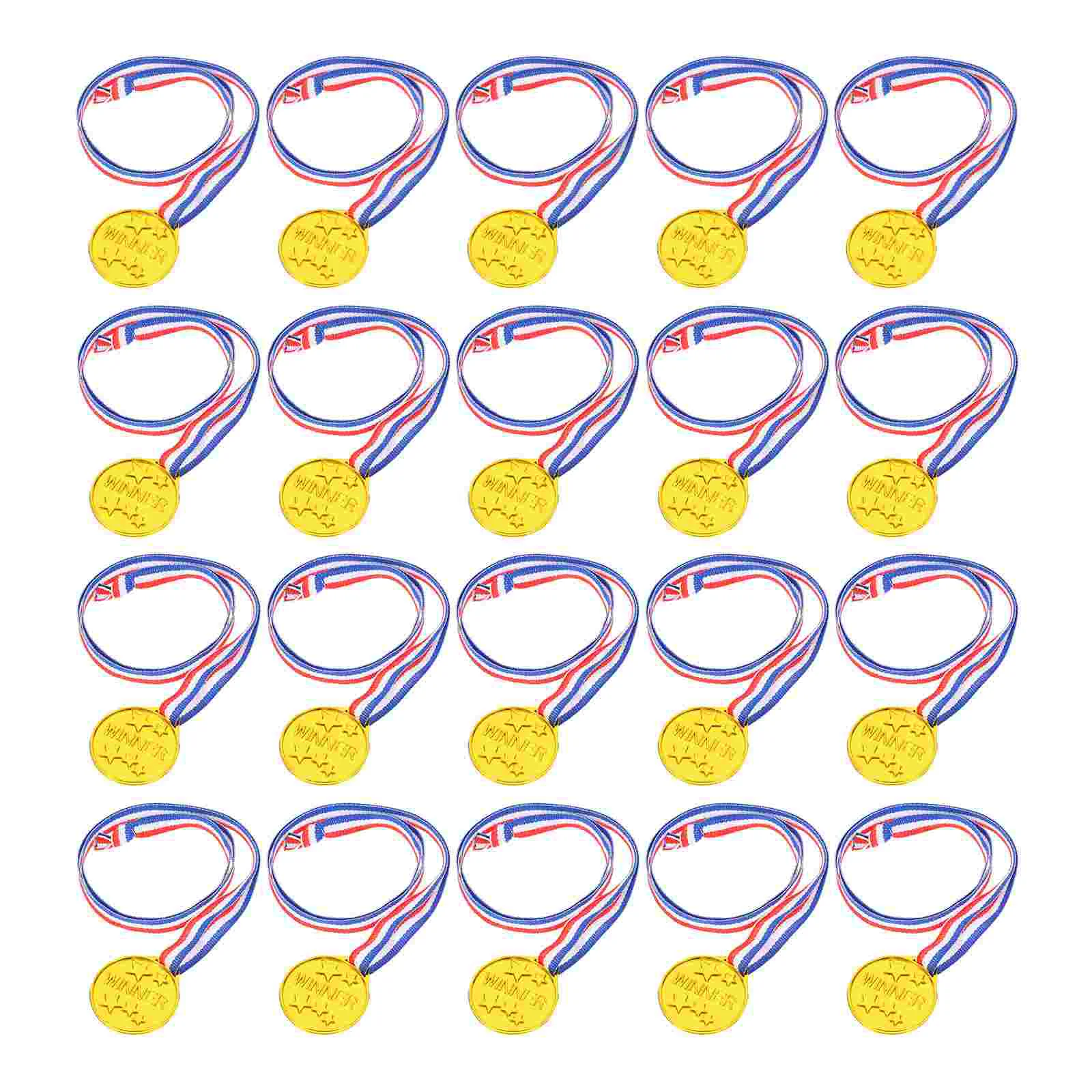 

Medals Award Medal Winner Kids Sports Gold Plastic Place Toy Basketball Golden 1St Children Game Soccer Competition Kid Top