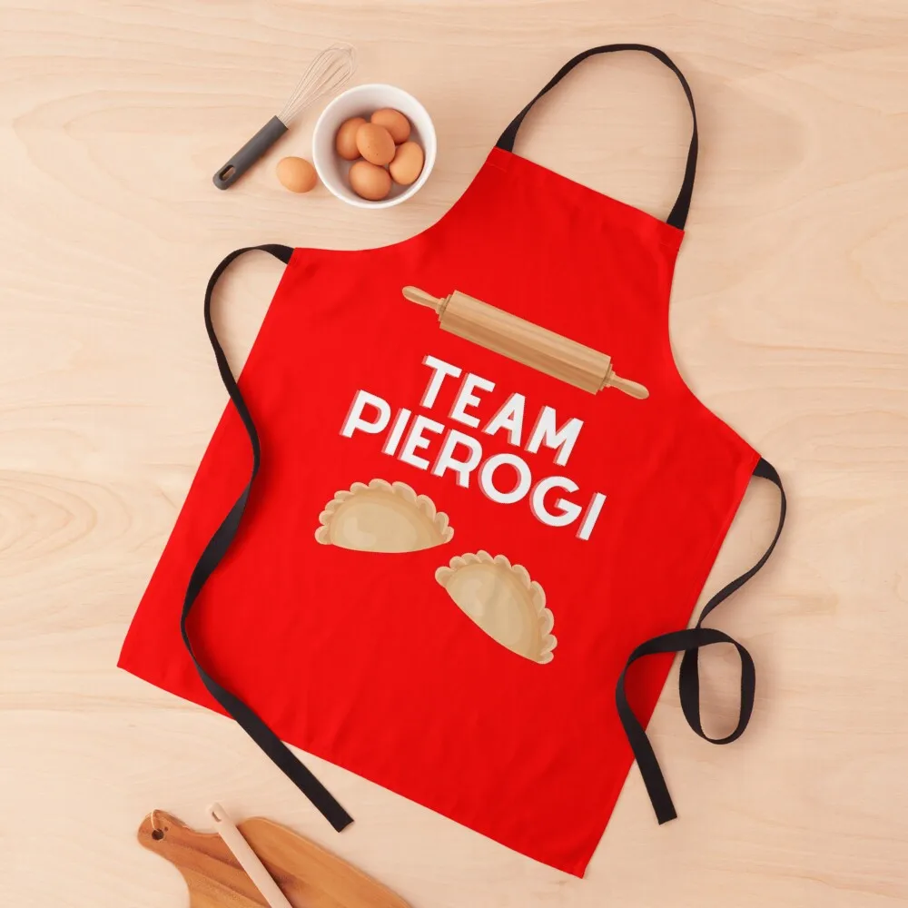 

TEAM PIEROGI-Christmas gift for pierogi lovers. Apron Woman Kitchen For Women Kitchen Apras For Women Chef Uniform Women Apron