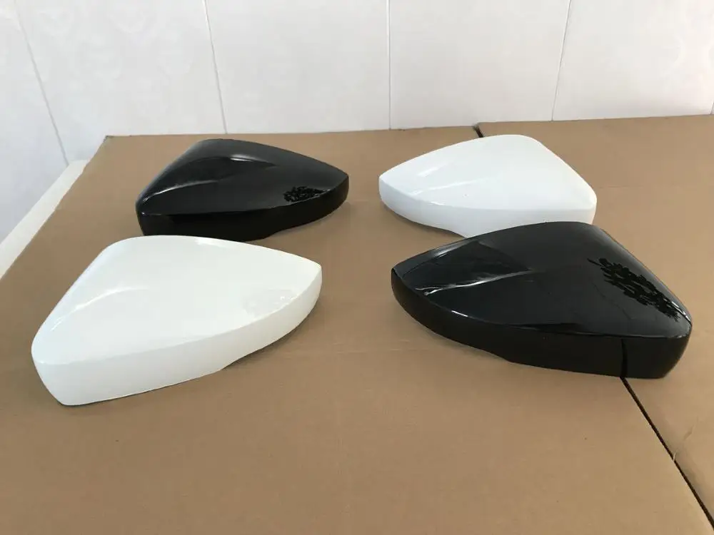 Copertura Specchietto Laterale, Paio di Coperture Protettive per Specchietti Retrovisori Sinistra Destra Ricambio per SEAT Mk3 5F ST 2013‑ 2019(Modello in fibra di