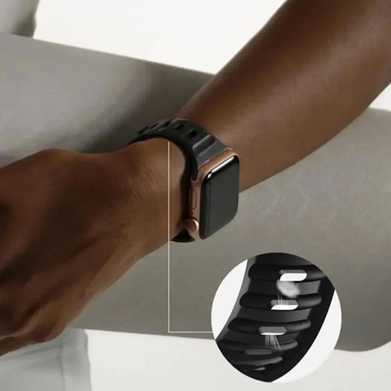 Premium Silicone Sport Watch Band - Versatile and Durable Bracelet