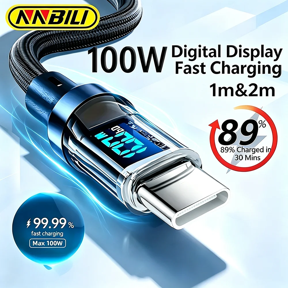 สายชาร์จ USB-C 120W ชาร์จเร็ว ใช้ได้กับหลายแบรนด์