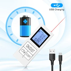 Big promotion Rechargeable Laser Rangefinder Handheld Mini Infrared Measuring Instrument Distance Meter Horizontal Line