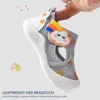 2024 Summer Baby Mesh Sandals Outdoor Walking Shoes Breathable Non-slip Soft Sole Walking Shoes for Kids Boys Girls Baby 1-3year 3