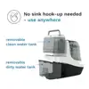 Bottle Washer Sterilizer Dryer All in One Machine Cleans Bottles Pump Parts & Sippy Cups 20 High-Pressure Spray Jets 99.9% 4