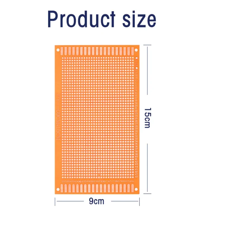 5pcs 9x15cm Universal PCB Board Yellow Single Sided PCB Printed Circuit Board for Arduino
