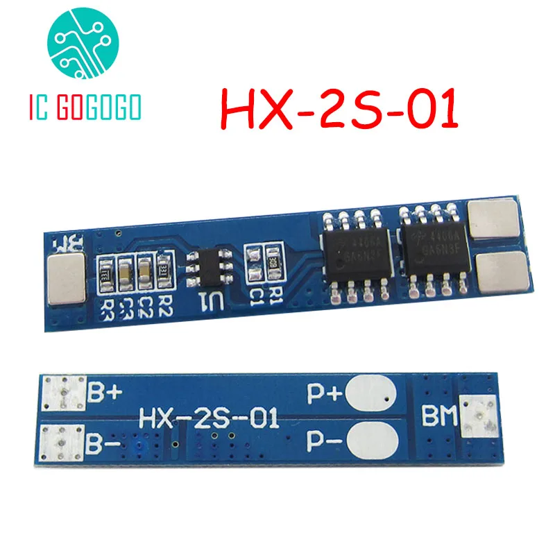 Battery protection circuit board 2S 7.4V 8.4V 18650 Lithium Battery Protection Board 5A 7A Over charge Discharge Short Circuit Protect BMS PCM Li-ion Lipo ion