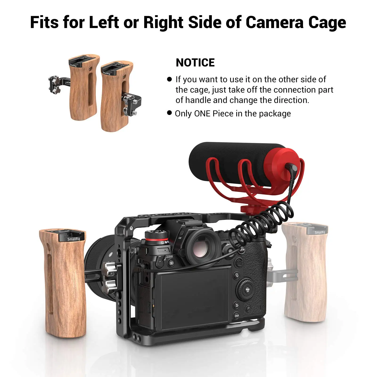 SmallRig 3324 右側用ウッドグリップ SONY用 SmallRig 3324 右側用ウッドグリップ SONY用