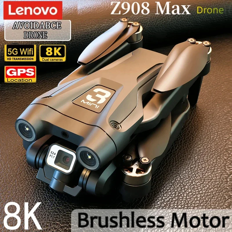 Lenovo Z908 Potensic Mini Drone 3 Assi Gimbal 4Km Gps 8K Fotocamera Professionale Droni Brushless Rc Toy Quadcopter Per Regali Di Viaggio